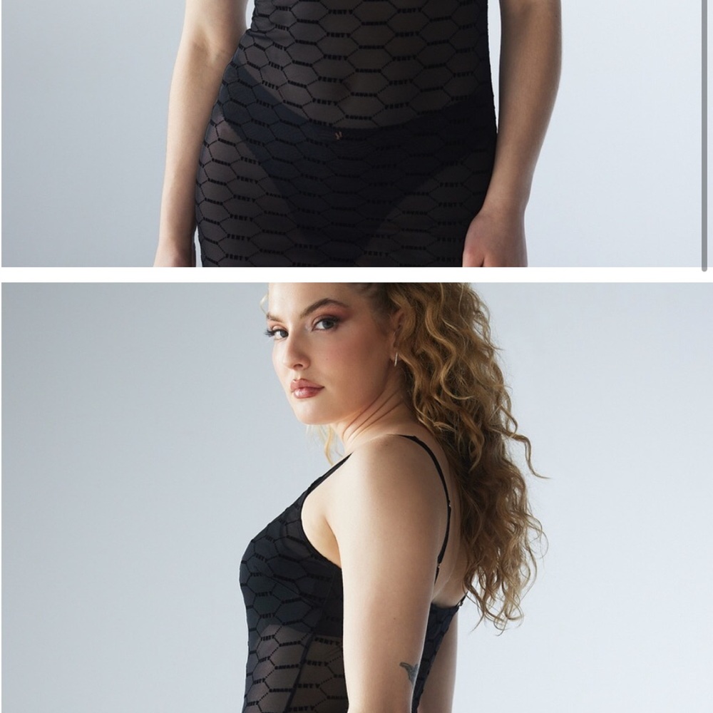 Elegant Black Lace Chemise